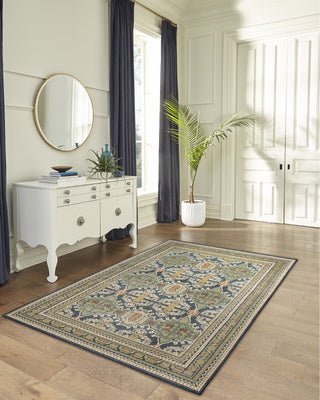 Trans Ocean Patio 6060/04 Journey Blue Area Rug by Liora Manne