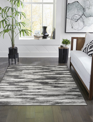 Trans Ocean Aurora 2851/47 Vista Grey Area Rug by Liora Manne Room Scene Image Feature