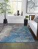 Trans Ocean Marina 8068/04 Surf Blue Area Rug by Liora Manne