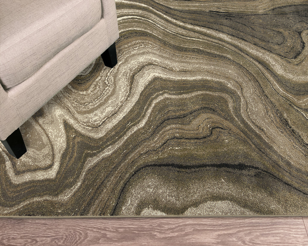 Trans Ocean Ashford 8133/16 Agate Green Area Rug by Liora Manne Room Scene Image Feature