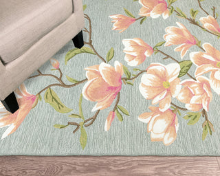 Trans Ocean Capri 1732/93 Magnolia Blue Area Rug by Liora Manne