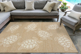 Trans Ocean Frontporch Turtle Ivory/Cream by Liora Manne