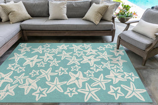 Trans Ocean Frontporch Starfish Blue by Liora Manne