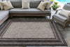 Trans Ocean Carmel 8425/48 Multi Border Black Area Rug by Liora Manne