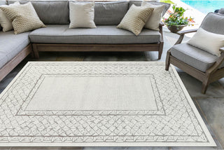 Trans Ocean Rialto 7040/12 Border Ivory Area Rug by Liora Manne