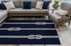 Trans Ocean Frontporch Ropes Blue by Liora Manne