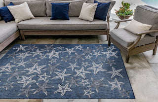 Trans Ocean Carmel 8415/33 Starfish Navy Area Rug by Liora Manne