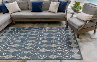 Trans Ocean Carmel 8447/33 Marrakech Navy Area Rug by Liora Manne