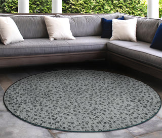 Trans Ocean Carmel 8432/48 Leopard Grey Area Rug by Liora Manne