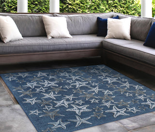 Trans Ocean Carmel 8415/33 Starfish Navy Area Rug by Liora Manne