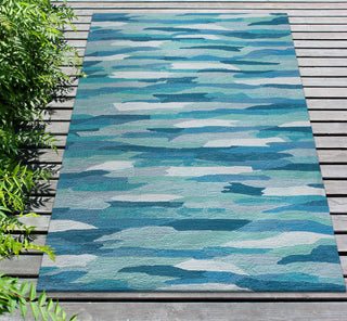 Trans Ocean Capri 1725/94 Cloud Blue Area Rug by Liora Manne