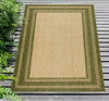 Trans Ocean Carmel 8425/06 Multi Border Green Area Rug by Liora Manne