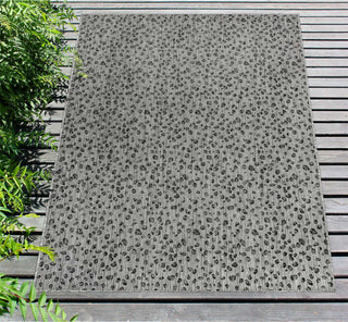 Trans Ocean Carmel 8432/48 Leopard Grey Area Rug by Liora Manne