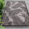 Trans Ocean Carmel 8474/48 Fronds Black Area Rug by Liora Manne