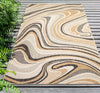 Trans Ocean Portofino 7081/12 Tides Natural Area Rug by Liora Manne