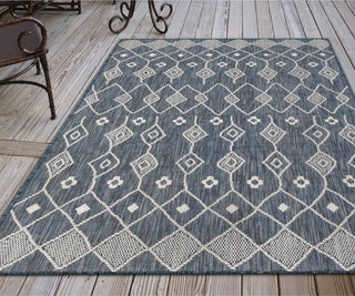 Trans Ocean Carmel 8447/33 Marrakech Navy Area Rug by Liora Manne