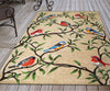 Trans Ocean Ravella 2270/12 Birds On Branches Natural Area Rug by Liora Manne