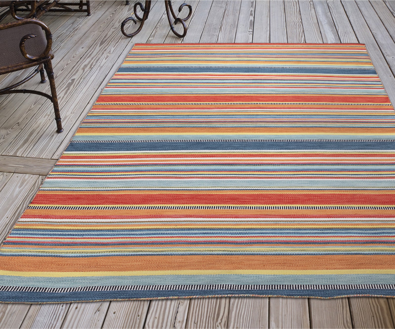 Liora Manne Esencia Summer Signs Multi Area Rug 2' x 2'10 Rectangle