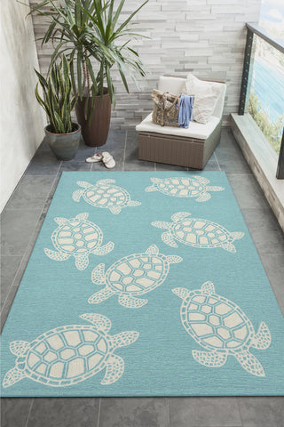 Trans Ocean Frontporch Turtle Blue by Liora Manne