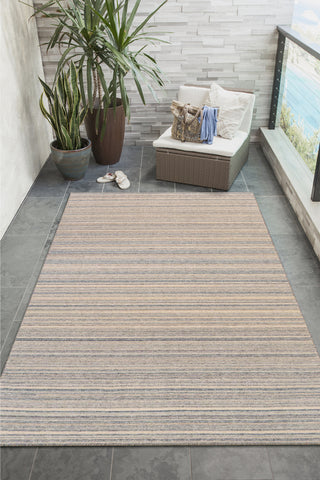 Trans Ocean Dakota 6147/22 Stripe Khaki Area Rug by Liora Manne