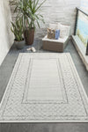 Trans Ocean Rialto 7040/12 Border Ivory Area Rug by Liora Manne Room Scene Image Feature