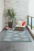 Trans Ocean Carmel 8413/04 Seaturtles Blue Area Rug by Liora Manne Room Scene Image Feature