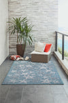 Trans Ocean Carmel 8415/04 Starfish Blue Area Rug by Liora Manne Room Scene Image Feature