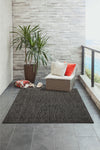 Trans Ocean Carmel 8422/48 Texture Stripe Black Area Rug by Liora Manne Room Scene Image Feature