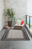 Trans Ocean Carmel 8425/48 Multi Border Black Area Rug by Liora Manne Room Scene Image Feature