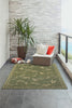 Trans Ocean Carmel 8440/06 Dragonfly Green Area Rug by Liora Manne Room Scene Image Feature