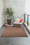 Trans Ocean Carmel 8475/24 Patchwork Kilim Red Area Rug by Liora Manne Room Scene Image Feature
