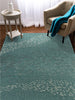 Trans Ocean Carmel 8449/04 School Of Fish Blue Area Rug by Liora Manne Room Scene Image Feature