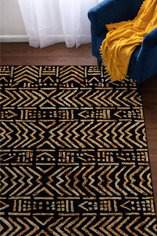 Trans Ocean Cyprus 7880/19 Batik Brown Area Rug by Liora Manne Room Scene Image Feature