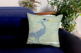 Trans Ocean Frontporch 4506/03 Blue Heron by Liora Manne