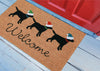 Trans Ocean Natura Three Dogs Welcome Natural by Liora Manne Room Scene Image