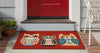 Trans Ocean Frontporch 4577/24 What A Hoot Red Area Rug by Liora Manne
