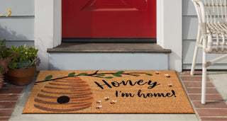 Trans Ocean Natura 2226/12 Honey I'm Home Natural by Liora Manne