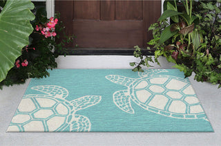 Trans Ocean Frontporch Turtle Blue by Liora Manne