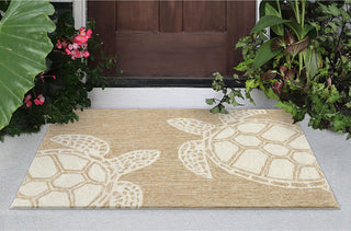 Trans Ocean Frontporch Turtle Ivory/Cream by Liora Manne