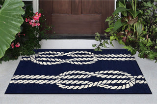 Trans Ocean Frontporch Ropes Blue by Liora Manne