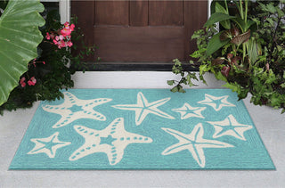 Trans Ocean Frontporch Starfish Blue by Liora Manne