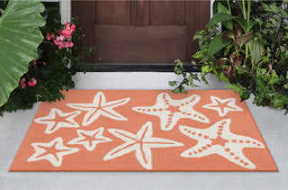 Trans Ocean Frontporch Starfish Orange by Liora Manne