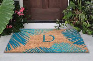 Trans Ocean Dwell 9003/03D Palm Border Blue by Liora Manne