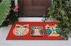 Trans Ocean Frontporch 4577/24 What A Hoot Red Area Rug by Liora Manne