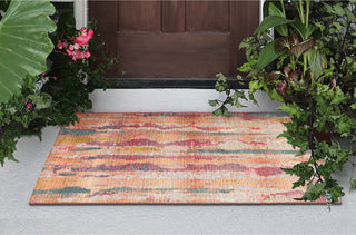 Trans Ocean Marina 8048/37 Reflection Pink Area Rug by Liora Manne Room Scene Image Feature