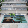 Trans Ocean Frontporch 4341/06 Fishing Bears Green Area Rug by Liora Manne Room Scene Image Feature