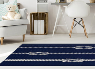 Trans Ocean Frontporch Ropes Blue by Liora Manne