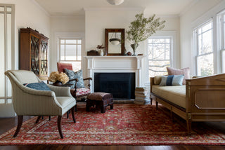 Loloi Empress EU-05 Red / Area Rug Roomscene Feature