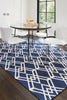 Loloi Felix FX-01 Navy / Ivory Area Rug Roomscene