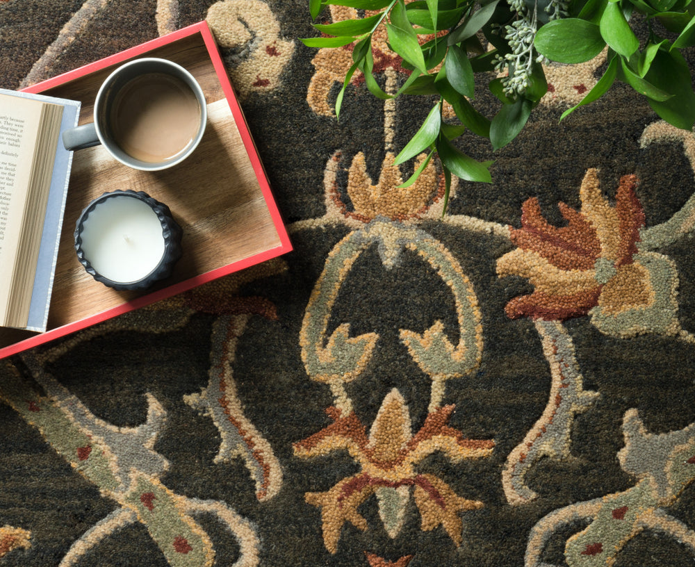 Loloi Fulton FT-12 Charcoal Area Rug Roomscene Feature